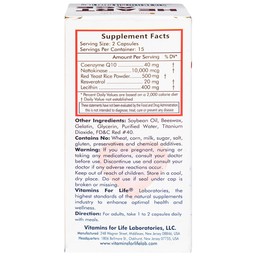 Viên uống hỗ trợ sức khỏe tim mạch, ổn định nhịp tim Heart Ace Support Vitamins For Life (30 viên)