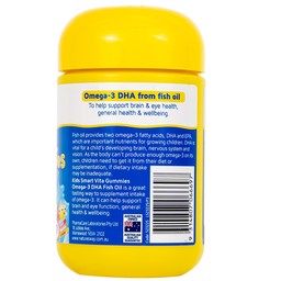 Viên nhai Nature's Way Kids Smart Vita Gummies Omega-3 DHA Fish Oil hỗ trợ tăng cường sức khỏe (60 viên)