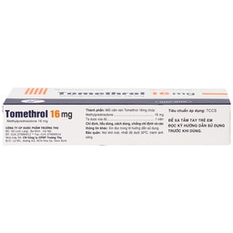 Thuốc Tomethrol 16mg chống viêm, ức chế miễn dịch và chống tế bào tăng sinh ( 3 vỉ x 10 viên)