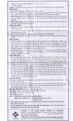 Thuốc Cefimbrano 200mg Vidipha điều trị nhiễm khuẩn (1 vỉ x 10 viên)