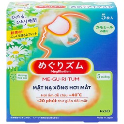 Mặt nạ xông hơi mắt MegRhythm KAO hương hoa cúc dễ chịu, thư giãn đôi mắt (5 miếng)