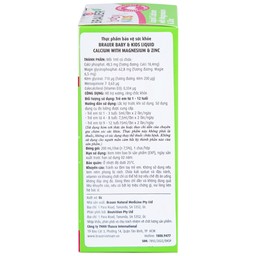 Siro hỗ trợ xương răng phát triển chắc khỏe cho bé Kids Liquid Calcium with Magnesium And Zinc (200ml)