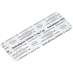 Thuốc Amlodipine Stada 5mg Cap điều trị tăng huyết áp, đau thắt ngực (3 vỉ x 10 viên)