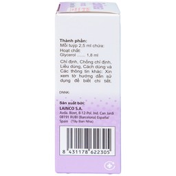 Dung dịch thụt trực tràng Epirosa Enfants Lainco giảm triệu chứng táo bón (6 tuýp x 2.5ml)