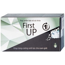 Viên ngậm First Up 1 Hour hỗ trợ tăng cường sinh lực cho nam giới (2 vỉ x 4 viên)