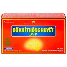Thuốc Bổ Khí Thông Huyết BVP tăng cường lưu thông khí huyết đến não và các chi (6 vỉ x 10 viên)