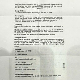 Thuốc Ocid 20mg Zydus điều trị loét tá tràng, loét dạ dày (10 vỉ x 10 viên)