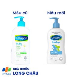 Sữa dưỡng ẩm toàn thân cho bé Cetaphil Baby Daily Lotion Face and Body làm mềm da, không gây kích ứng da (400ml)