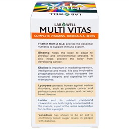 Viên uống bổ sung vitamin và khoáng chất cho cơ thể Multi Vitas Lab Well (60 viên)