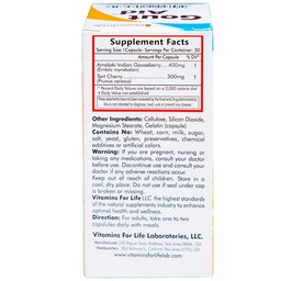 Viên uống hỗ trợ giảm đau cho người bị gout Gout Aid Vitamins For Life (30 viên)