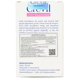 Dung dịch vệ sinh phụ nữ Crevil Intim Waschlotion chống viêm, cân bằng pH (100ml)