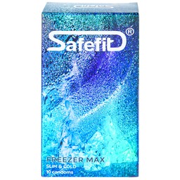 Bao cao su Safefit Freezer Max S52 chứa nhiều gel làm mát, kéo dài thời gian (10 cái)