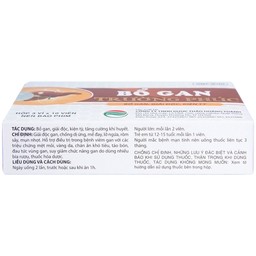 Thuốc Bổ Gan Trường Phúc giải độc gan, chống dị ứng, mày đay, lở ngứa (3 vỉ x 10 viên)