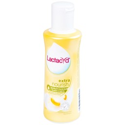 Dung dịch vệ sinh phụ nữ Lactacyd Extra Nouris hỗ trợ làm sạch nhẹ nhàng vùng kín, ngăn nhiễm khuẩn (150ml)