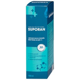Xịt rửa vết thương Suporan 190ml làm sạch vết thương ngoài da, hỗ trợ phòng ngừa viêm, loét