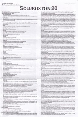 Viên sủi Soluboston 20 Boston điều trị giảm tình trạng viêm, dị ứng (2 vỉ x 10 viên)