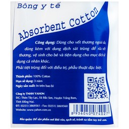 Bông gòn Quick Nurse 100g dùng cho vết thương ngoài da, sát trùng, vệ sinh 