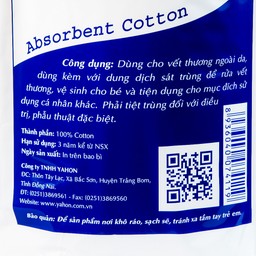 Bông gòn Quick Nurse 1kg dùng cho vết thương ngoài da, sát trùng, vệ sinh 