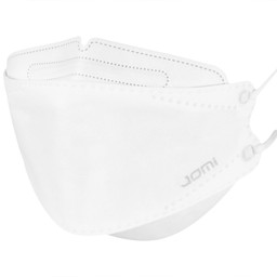 Khẩu trang 5 lớp Jomi 4D N95 màu trắng (5 cái) ngăn bụi mịn PM 2.5, ngăn ngừa 99% vi khuẩn