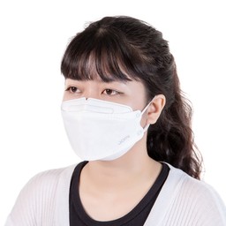 Khẩu trang 5 lớp Jomi 4D N95 màu trắng (5 cái) ngăn bụi mịn PM 2.5, ngăn ngừa 99% vi khuẩn