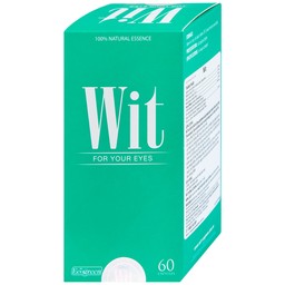 Viên nang WIT For Your Eyes Ecogreen tăng cường thị lực, giảm mờ và nhòe mắt (60 viên)