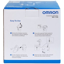 Máy xông khí dung Omron NE C106 hỗ trợ điều trị bệnh lý về đường hô hấp