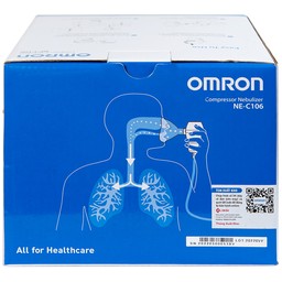 Máy xông khí dung Omron NE C106 hỗ trợ điều trị bệnh lý về đường hô hấp