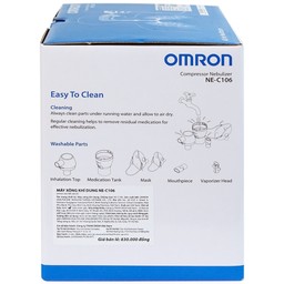 Máy xông khí dung Omron NE C106 hỗ trợ điều trị bệnh lý về đường hô hấp