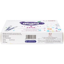 Siro Ginkid ZinC bổ sung kẽm hỗ trợ tăng sức đề kháng (4 vỉ x 5 ống x 5ml)