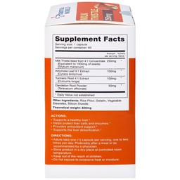 Viên uống Milk Thistle Pharma World hỗ trợ chống oxy hóa, giải độc gan (60 viên)
