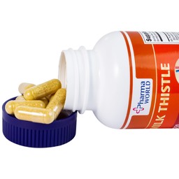 Viên uống Milk Thistle Pharma World hỗ trợ chống oxy hóa, giải độc gan (60 viên)
