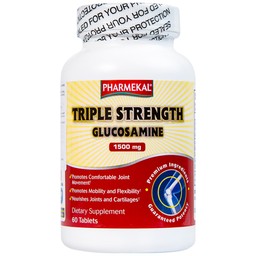 Viên uống bổ sung dưỡng chất cho khớp Triple Strength Glucosamine 1500mg Pharmekal (60 viên)