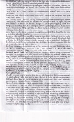 Thuốc tránh thai khẩn cấp Cerciorat 1.5mg Exeltis (1 viên)