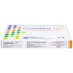 Thuốc Cledomox 625 Tenamyd điều trị các trường hợp nhiễm khuẩn (2 vỉ x 7 viên)