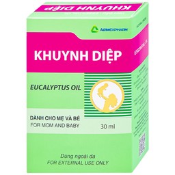 Dầu khuynh diệp Eucalyptus Oil Agimexpharm giúp giữ ấm dành cho mẹ và bé (30ml)