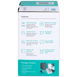 Máy đo huyết áp bắp tay Microlife B3 Comfort hỗ trợ đo huyết áp, nhịp tim
