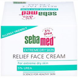 Kem bôi dưỡng ẩm Sebamed Extreme Dry Skin Relief Face Cream 5% Urea cho da khô, viêm da cơ địa (50ml)