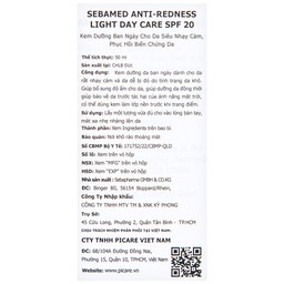 Kem dưỡng ban ngày Sebamed Anti-Redness Light Day Care dành cho da rất nhạy cảm và dễ bị đỏ (50ml)