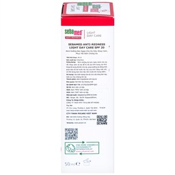 Kem dưỡng ban ngày Sebamed Anti-Redness Light Day Care dành cho da rất nhạy cảm và dễ bị đỏ (50ml)