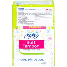 Băng vệ sinh Sofy Soft Tampon khả năng thấm hút tốt (9 miếng)