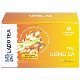 Trà Gừng Sả Premium Ladophar (20 túi lọc x 2g)