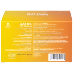 Trà Gừng Sả Premium Ladophar (20 túi lọc x 2g)