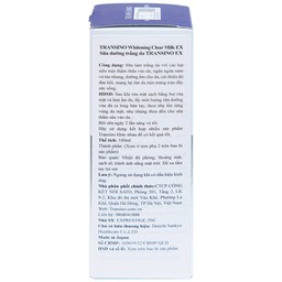 Sữa dưỡng trắng, ngừa nám da Transino Whitening Clear Milk EX 100ml