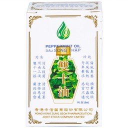 Dầu gió Song Thập Peppermint oil 5ml Hong Kong Zung Seon