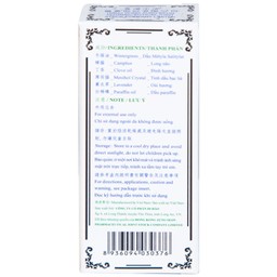 Dầu gió nóng Medicated Hong Kong Zung Seon 10ml hỗ trợ điều trị phong thấp, đau lưng nhức mỏi