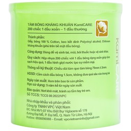 Tăm bông KamiCare vệ sinh tai, mũi (200 que)