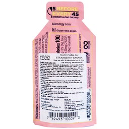 Thực phẩm bổ sung GU Energy Gel Strawberry Banana cung cấp dinh dưỡng và năng lượng (32g)