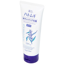Sữa rửa mặt tẩy trang Reihaku Hatomugi W Cleansing Foam làm sạch tế bào chết, dưỡng ẩm (130g)
