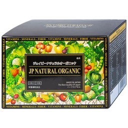 Thực phẩm bảo vệ sức khỏe JP Natural Organic Jpanwell bổ sung chất xơ, chống táo bón và tăng đề kháng (120 viên) 