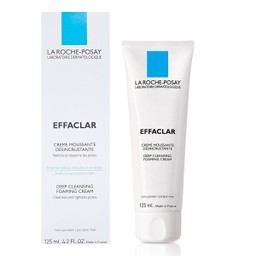Sữa rửa mặt La Roche-Posay Effaclar Foaming Cream hỗ trợ làm sạch sâu và nhẹ nhàng thanh tẩy làn da (125ml)